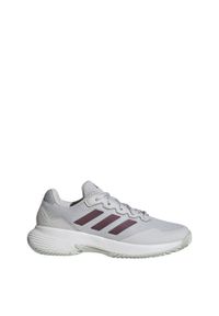 Adidas - Gamecourt 2.0 Tennis Shoes. Kolor: biały, szary, wielokolorowy. Materiał: materiał. Sport: tenis #1