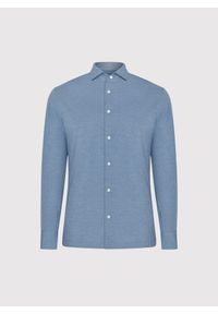 Pako Lorente - PAKO LORENTE – Bawełniana koszula męska w kolorze niebieskim. Kolor: niebieski. Materiał: bawełna #8