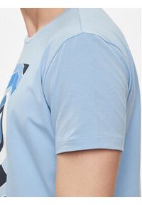 Pierre Cardin T-Shirt C5 21050.2101 Błękitny Regular Fit. Kolor: niebieski. Materiał: bawełna #5