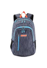 Target Plecak docelowy dla studentów, Niebiesko szary. Kolor: niebieski, wielokolorowy, szary. Styl: młodzieżowy #1