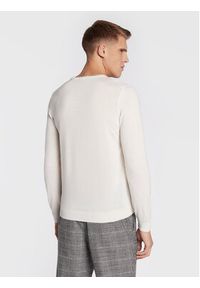 BOSS - Boss Sweter Leno-P 50468239 Écru Slim Fit. Materiał: wełna #3
