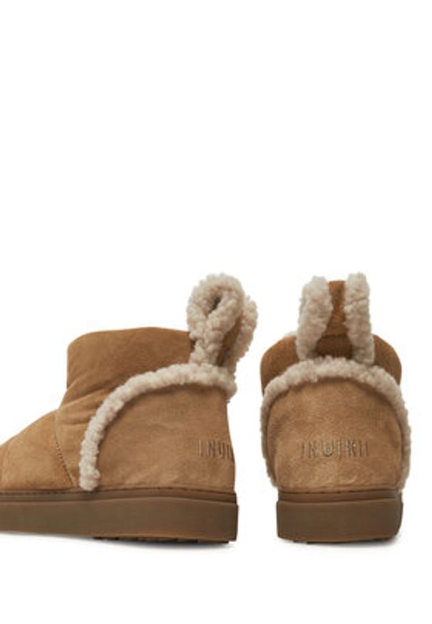 Inuikii Śniegowce Shearling Slipin 75202-010 Beżowy. Kolor: beżowy. Materiał: skóra, zamsz