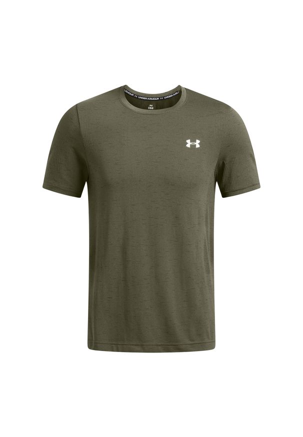 T-shirt Under Armour Vanish Seamless. Kolor: zielony, biały, wielokolorowy. Sport: fitness