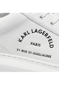 Karl Lagerfeld - KARL LAGERFELD Sneakersy KL52538 Biały. Kolor: biały. Materiał: skóra #8