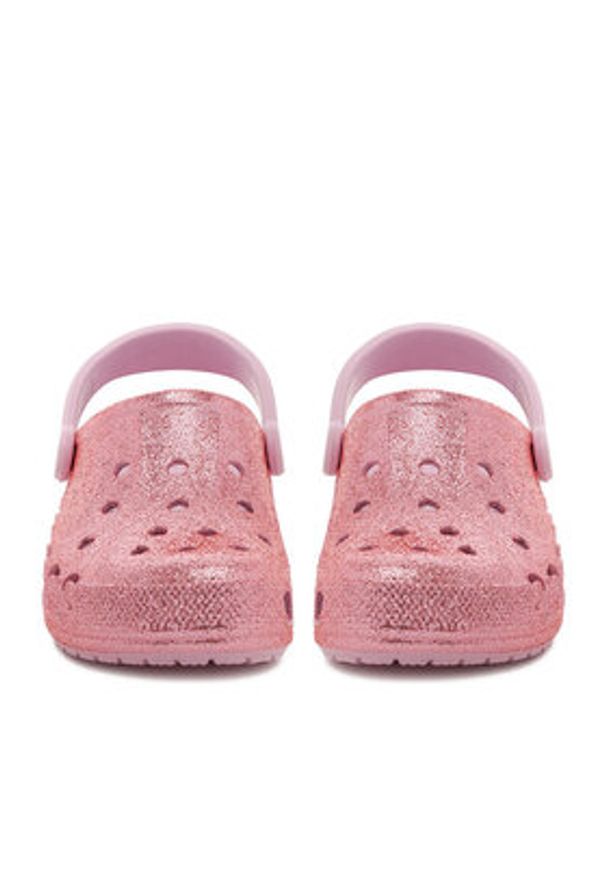 Crocs Klapki C-BAYA GLITTER CLOG 205925-6GD Różowy. Kolor: różowy