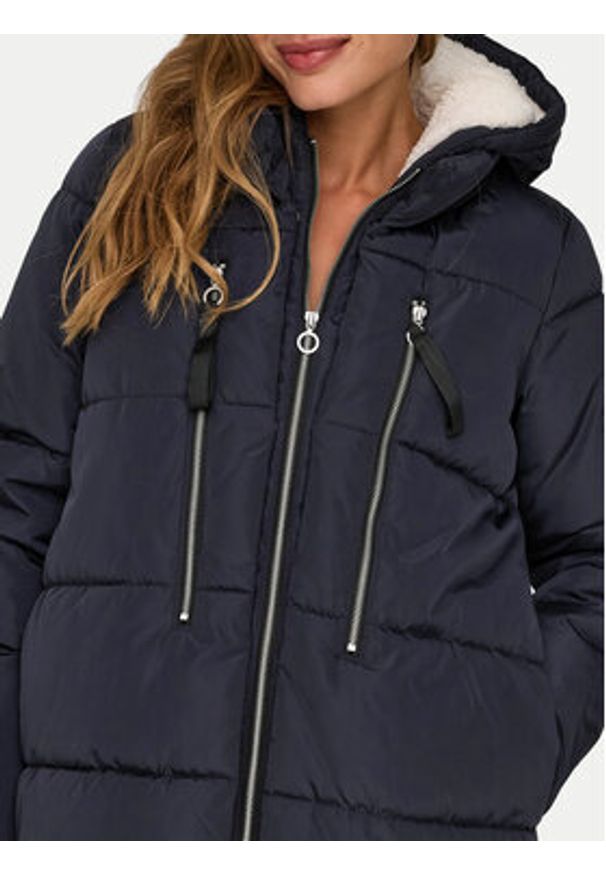 only - ONLY Kurtka zimowa New Nora 15304792 Granatowy Regular Fit. Kolor: niebieski. Materiał: syntetyk. Sezon: zima