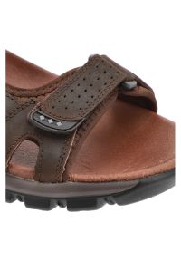Brązowe Sandały Artiker Modne Obuwie Męskie. Zapięcie: rzepy. Kolor: brązowy. Materiał: skóra. Sezon: lato. Styl: klasyczny, wakacyjny #5