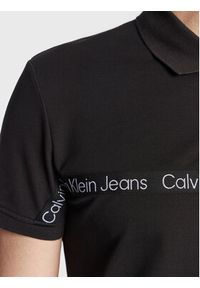 Calvin Klein Jeans Polo J30J322856 Czarny Regular Fit. Typ kołnierza: polo. Kolor: czarny. Materiał: bawełna #5