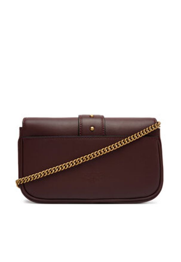 Pinko - PINKO Torebka Love One Pocket C AI 25-26 PLTT 100061 A0F1 Brązowy. Kolor: brązowy. Materiał: skórzane