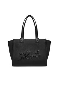 Karl Lagerfeld - KARL LAGERFELD Torebka A4W30258 Czarny. Kolor: czarny. Materiał: skórzane