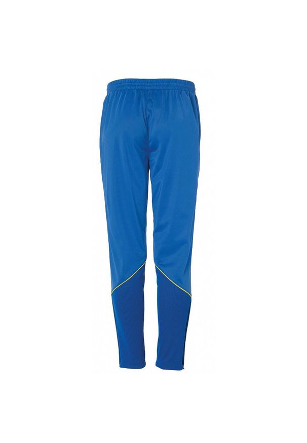 UHLSPORT - Spodnie dresowe dla dzieci Uhlsport Steam 22. Kolor: niebieski, żółty, wielokolorowy. Materiał: dresówka. Sport: fitness, piłka nożna