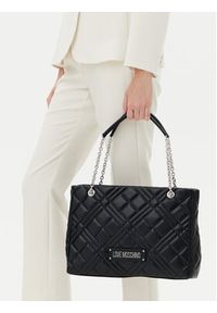 Love Moschino - LOVE MOSCHINO Torebka JC4145PP0MLA000B Czarny. Kolor: czarny. Materiał: skórzane #4