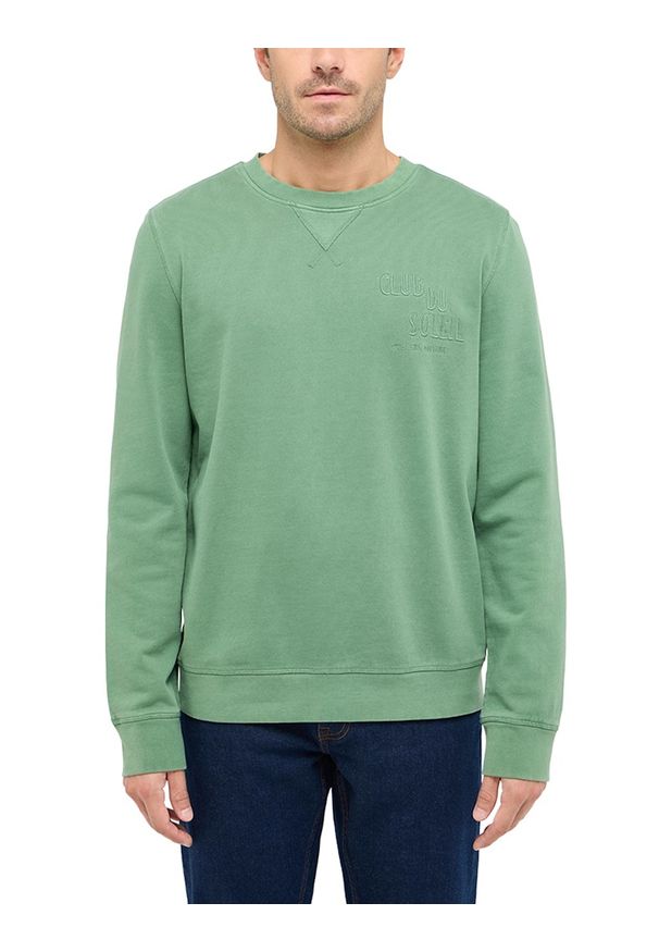 Męska Bluza Nierozpinana Mustang Style Clio Dark Ivy 1016260 6326