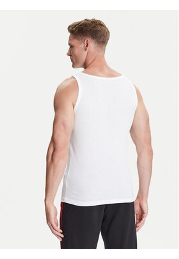 Hugo - HUGO Komplet tank topów 50545681 Biały Slim Fit. Kolor: biały. Materiał: bawełna