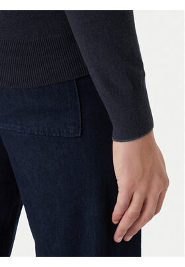 Marc O'Polo Sweter 529 5144 60314 Granatowy Regular Fit. Typ kołnierza: polo. Kolor: niebieski. Materiał: bawełna