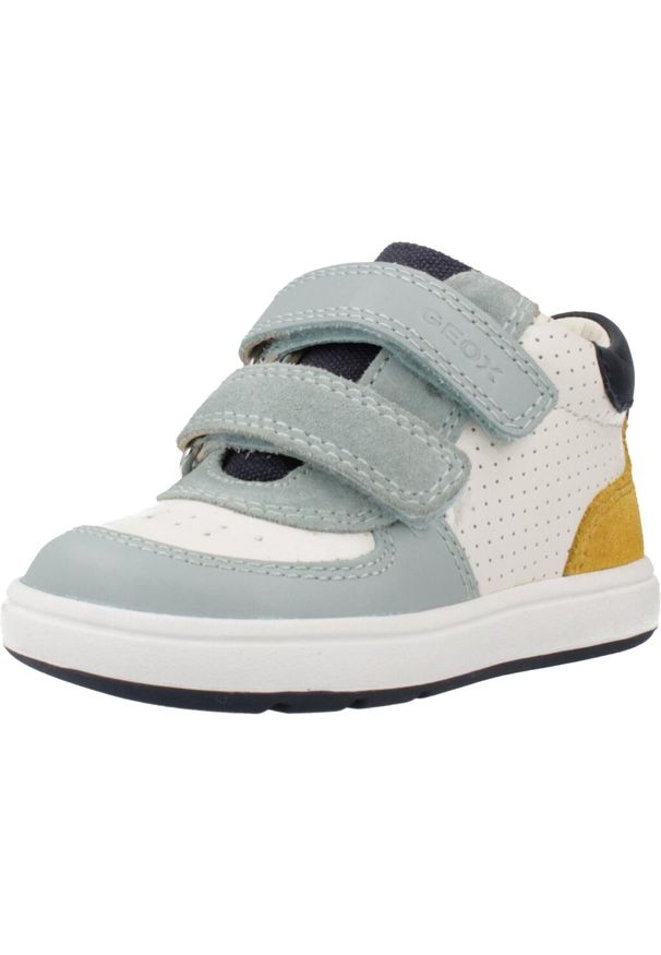 Geox - Buty GEOX B BIGLIA BOY Wielokolorowy. Kolor: wielokolorowy. Materiał: tkanina, skóra. Styl: sportowy. Sport: turystyka piesza