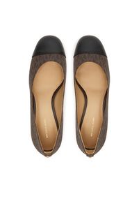 MICHAEL Michael Kors Czółenka Perla Flex 40T5PLMP1B Brązowy. Kolor: brązowy. Materiał: skóra #6