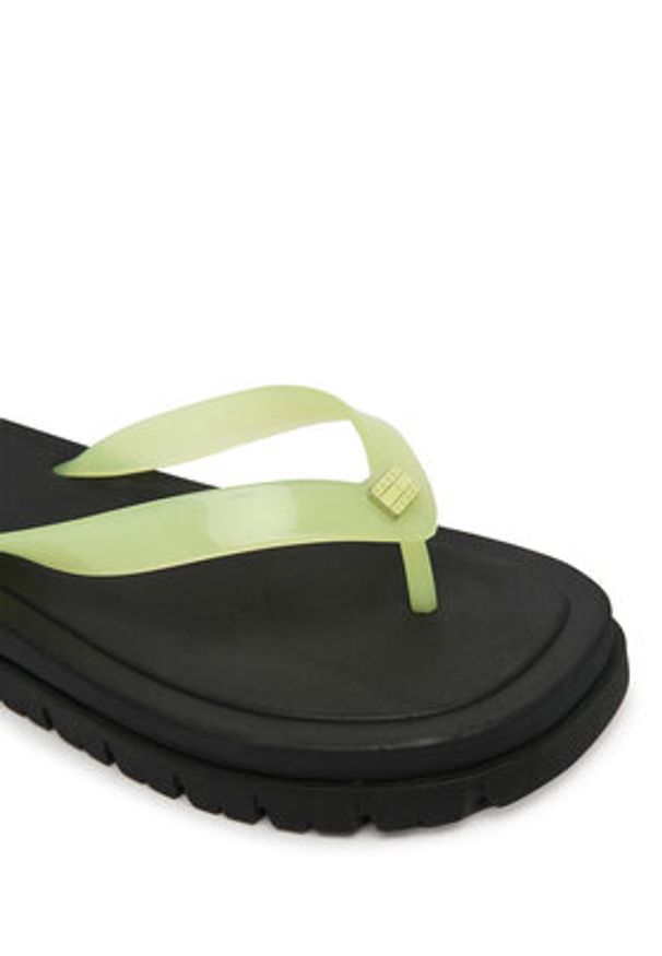 Tommy Jeans Japonki Tjw Cleated Jelly Summer Sandal EN0EN02954 Zielony. Kolor: zielony. Materiał: syntetyk