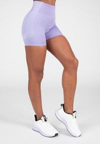 GORILLA WEAR - Selah Bezszwowe Szorty ilac. Kolor: fioletowy. Sport: fitness