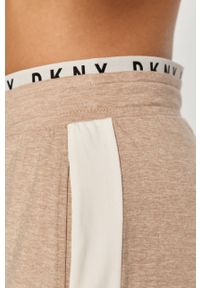 DKNY - Dkny - Spodnie piżamowe. Kolor: beżowy #3
