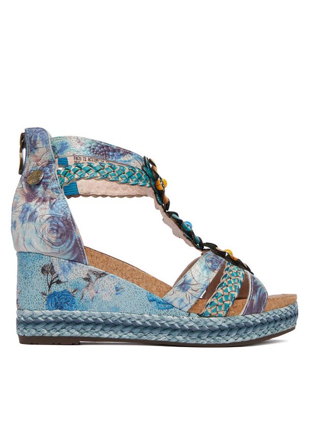 Sandały Laura Vita. Kolor: niebieski