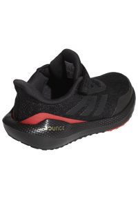 Adidas - Buty do biegania adidas EQ21 Run El K Jr GZ5399 czarne. Okazja: na co dzień. Zapięcie: rzepy. Kolor: czarny. Materiał: syntetyk. Sport: bieganie #8
