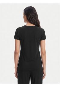 Emporio Armani T-Shirt EW000408 AF19024 UC001 Czarny Regular Fit. Kolor: czarny. Materiał: bawełna #4