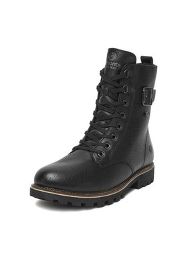 Remonte Trzewiki CEO-D8475-01 Czarny. Kolor: czarny. Materiał: skóra