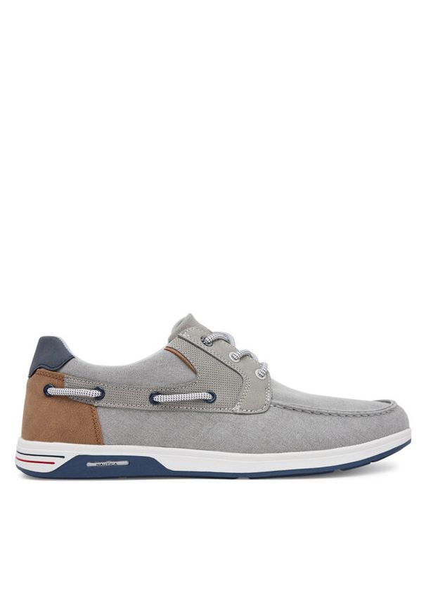 Nautica Półbuty 24SD107 Szary. Kolor: szary. Materiał: materiał