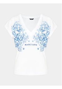 Marciano Guess T-Shirt 4GGP00 6138A Biały Regular Fit. Kolor: biały. Materiał: bawełna