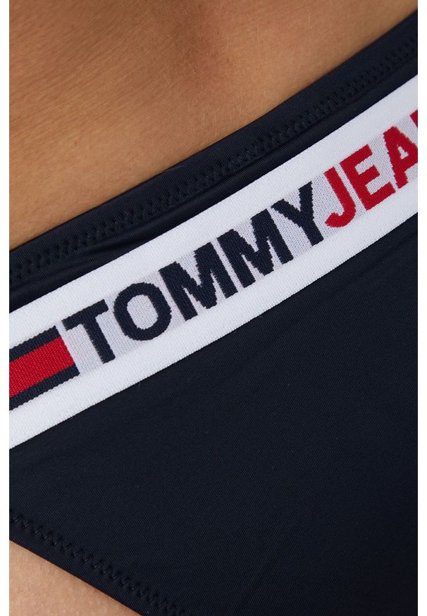 Tommy Jeans figi kąpielowe kolor żółty. Kolor: żółty. Materiał: materiał