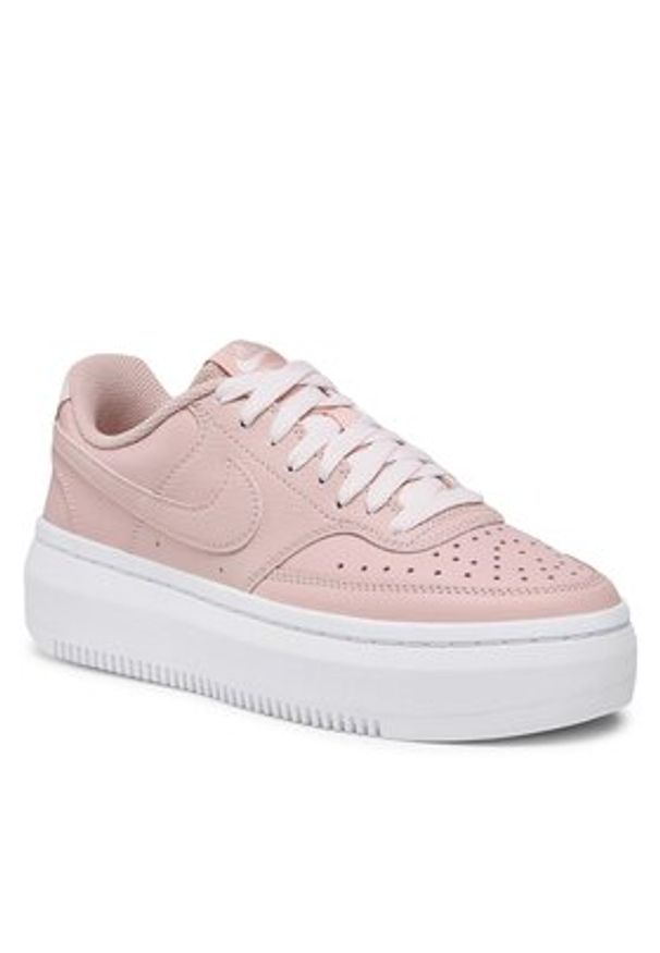 Nike Sneakersy Court Vision Alta DM0113-600 Różowy. Kolor: różowy. Materiał: skóra. Model: Nike Court