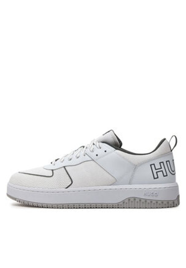 Hugo Sneakersy Kilian Tenn Knpu 50516952 Biały. Kolor: biały. Materiał: materiał