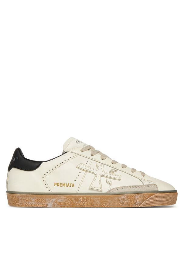 Sneakersy Premiata. Kolor: biały