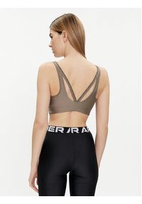 Under Armour Biustonosz sportowy Ua Infinity Low Strappy Bra 1384128-200 Szary Fitted Fit. Kolor: szary. Materiał: syntetyk #5