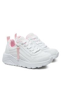 skechers - Skechers Sneakersy Uno Lite 310387L Biały. Kolor: biały. Materiał: skóra #3