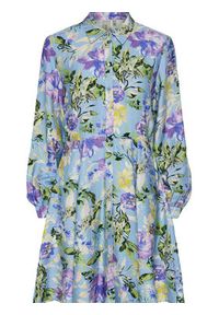 YAS Sukienka koszulowa Kaya 26037079 Kolorowy Regular Fit. Materiał: wiskoza. Wzór: kolorowy. Typ sukienki: koszulowe #5