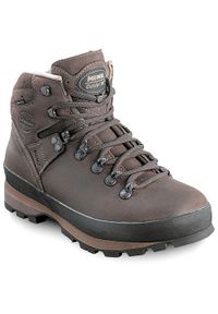 MEINDL - Buty trekkingowe damskie Meindl Bernina Lady 2 z nubuku z membramą Gore-Tex. Kolor: brązowy. Materiał: nubuk #1