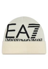 EA7 Emporio Armani Czapka 7X000006 AF11994 M1013 Beżowy. Kolor: beżowy. Materiał: akryl, materiał