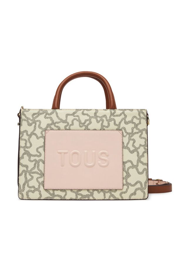 Tous - TOUS Torebka Amaya Kaos Icon 2002188201 Beżowy. Kolor: beżowy. Materiał: skórzane