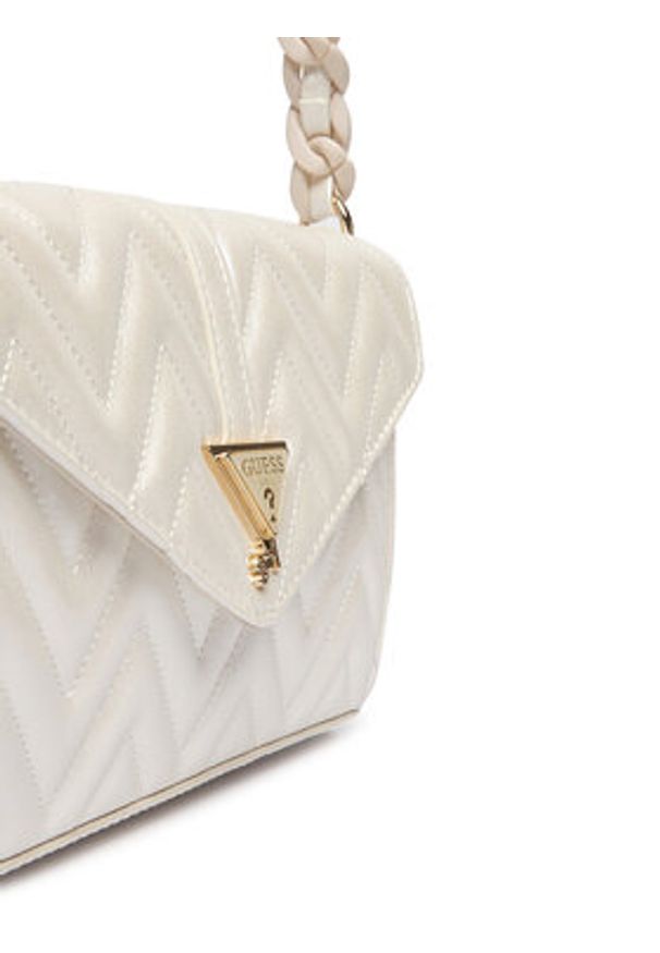 Guess Torebka J6GZ06 W4090 Biały. Kolor: biały. Materiał: skórzane