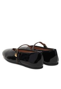 Love Moschino - LOVE MOSCHINO Baleriny JA11101G1OIH0000 Czarny. Kolor: czarny. Materiał: skóra, zamsz #3
