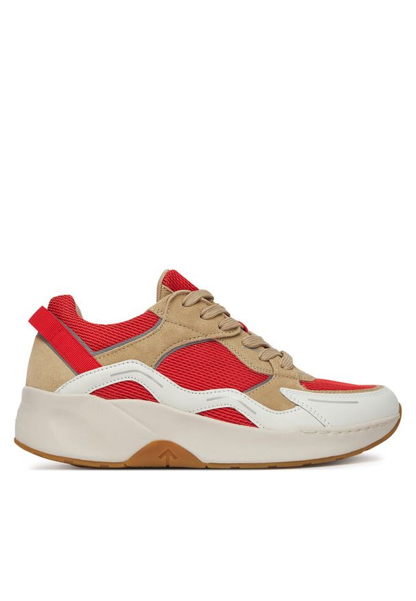 Sneakersy Josef Seibel. Kolor: czerwony