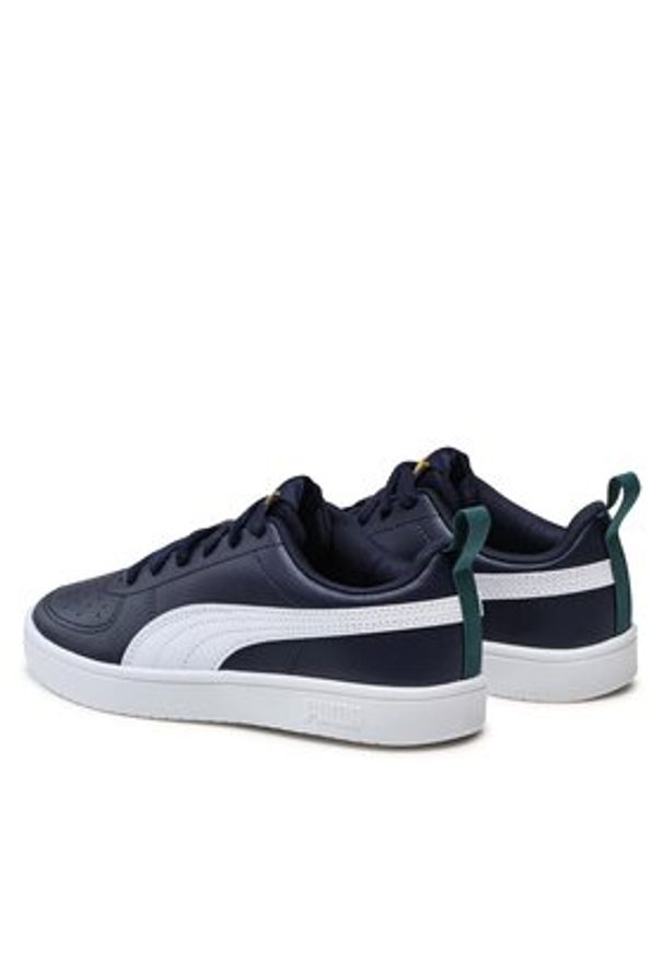 Puma Sneakersy Rickie Jr 384311 07 Granatowy. Kolor: niebieski. Materiał: skóra