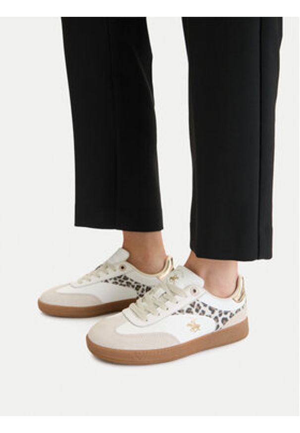 Beverly Hills Polo Club Sneakersy CEO-WP40-020Z Biały. Kolor: biały. Materiał: skóra