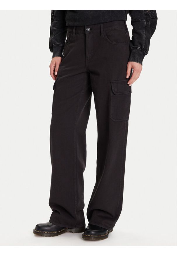 G-Star RAW - G-Star Raw Spodnie materiałowe Judee D24673-E078 Czarny Relaxed Fit. Kolor: czarny. Materiał: bawełna