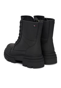 TOMMY HILFIGER - Tommy Hilfiger Trzewiki Tommytech Water Repellent Laceup FW0FW09161 Czarny. Kolor: czarny. Materiał: skóra #5