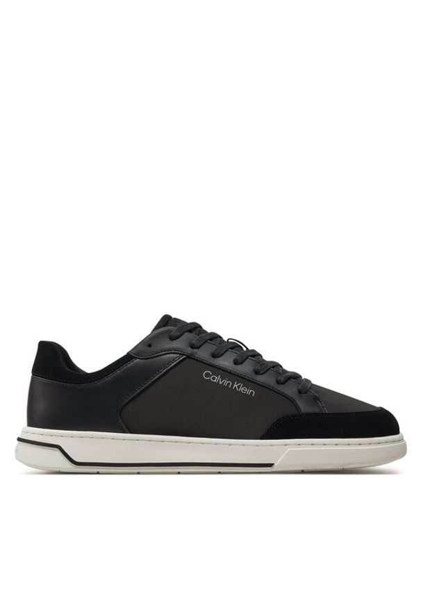 Calvin Klein Sneakersy Low Top Lace Up Mix HM0HM01395 Czarny. Kolor: czarny