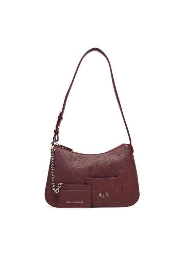 Armani Exchange Torebka XW001213 AF15625 UA343 Bordowy. Kolor: czerwony. Materiał: skórzane