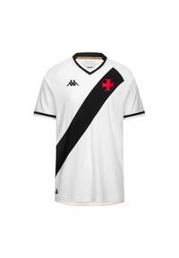 Kappa - Zewnętrzny strój Vasco da Gama 2025/26. Kolor: czarny, biały, wielokolorowy. Sport: piłka nożna